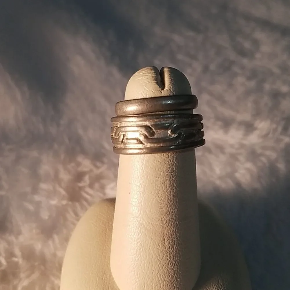 Bundle of 2 Silver Colored Toe Rings